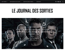 Tablet Screenshot of lejournaldessorties.com